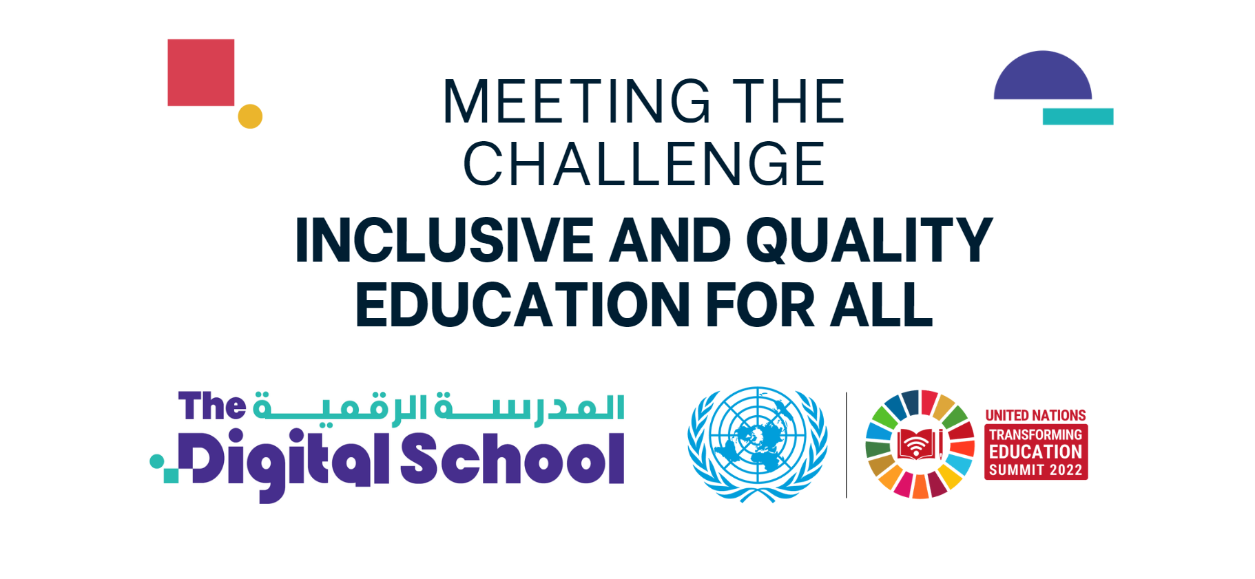 Meeting the challenge: Inclusive and Quality Education for All